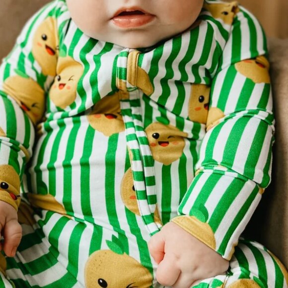 BAMBOO ZIPPER PAJAMAS - Picture 2 of 3